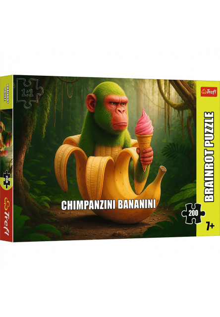 Trefl Puzzle 200 ks BrainRots, Chimpanzini Bananini