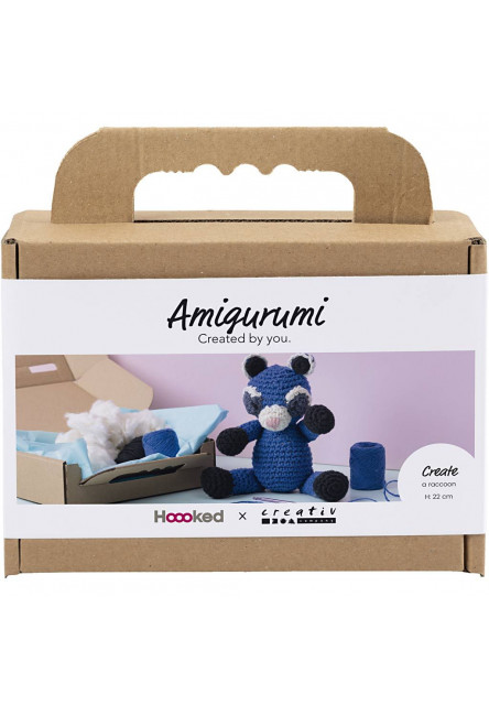 Sada na háčkovanie Amigurumi medvedík čistotný