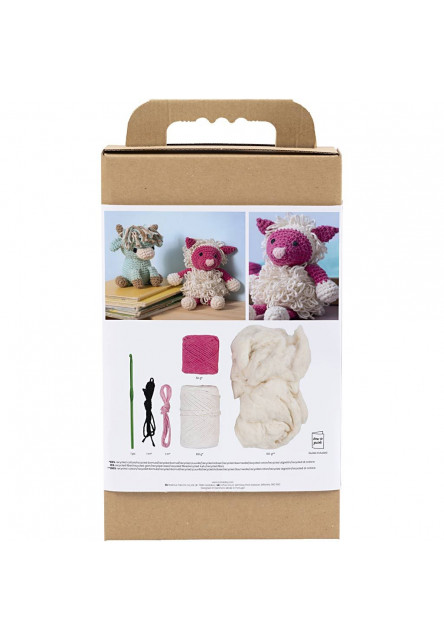 Sada na háčkovanie Amigurumi ovečka