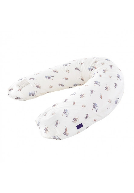 Kojící polštář elastický Little Farm Blau