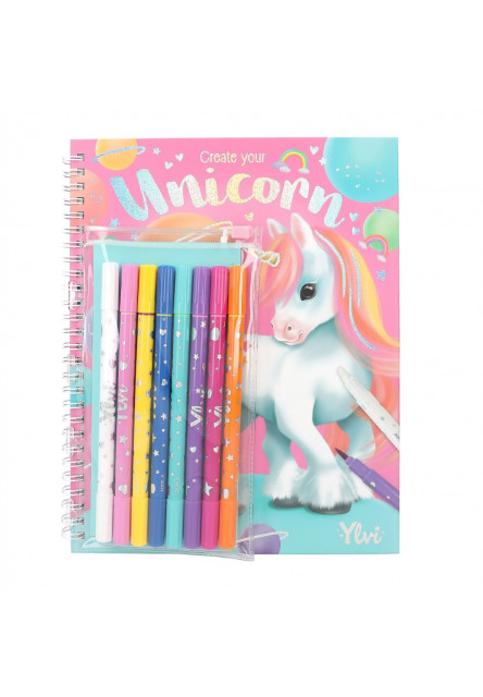 Omaľovánka s farebnými fixkami