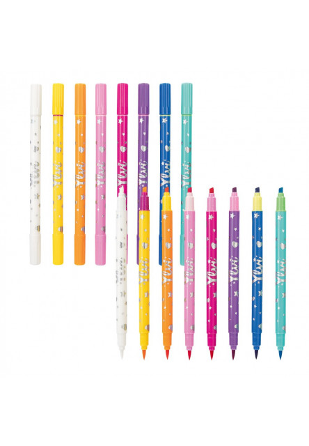 Omaľovánka s farebnými fixkami