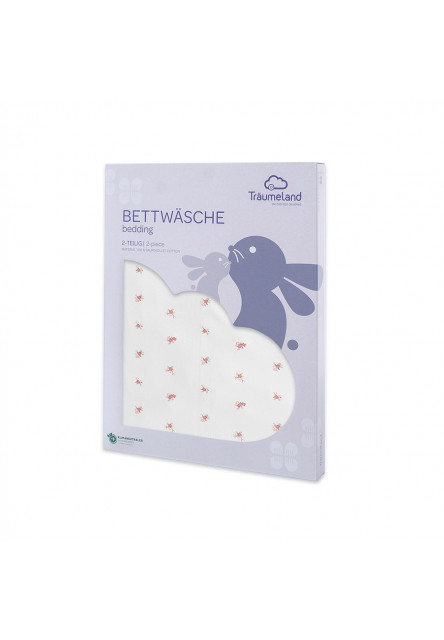 Povlečení do kolébky Jersey 80/80 + 35/40 Flora