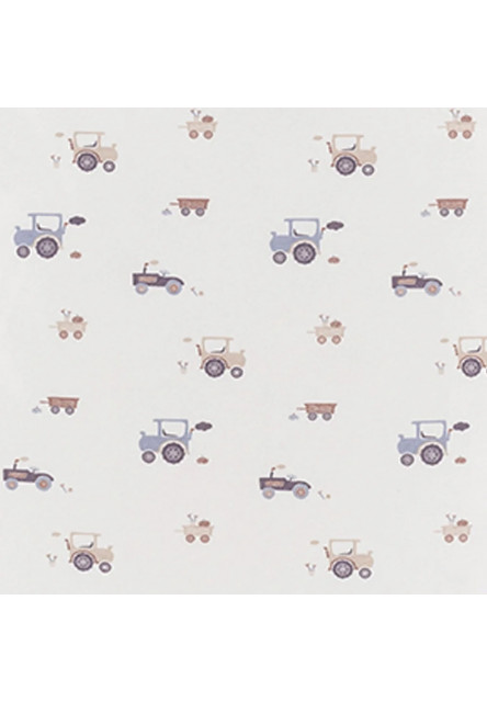 Povlečení Jersey 100/135 + 40/60 Little Farm Blau