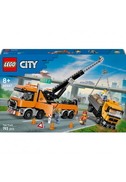 Výkonné záchranné odťahové vozidlo so žeriavom