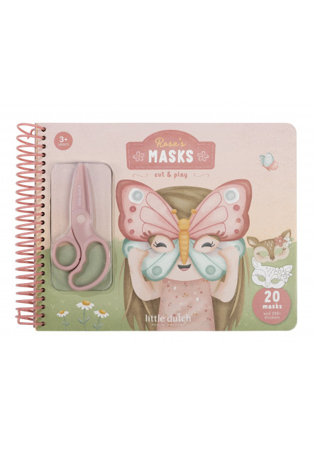 Kniha s vystrihovacími maskami Rosa