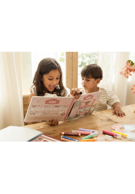 Kniha s vystrihovacími maskami Rosa