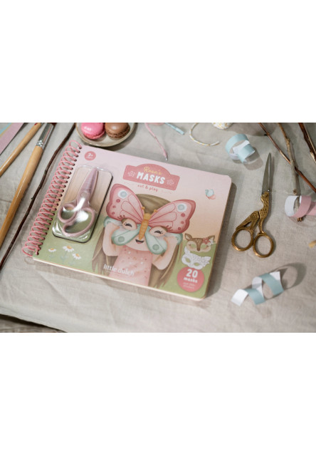 Kniha s vystrihovacími maskami Rosa