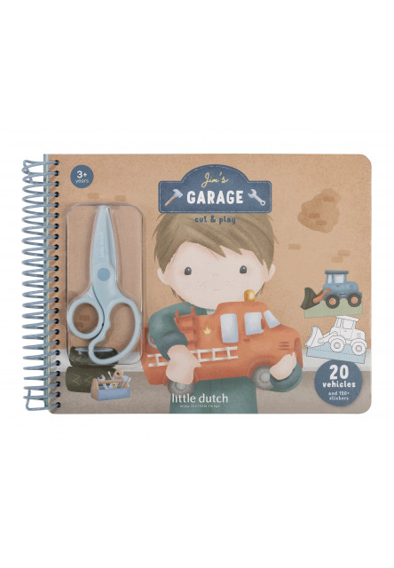 Kniha s vystrihovacími autami Jim