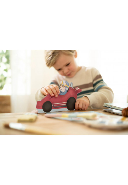 Kniha s vystrihovacími autami Jim