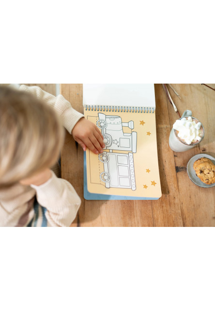 Kniha s vystrihovacími autami Jim