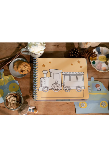 Kniha s vystrihovacími autami Jim