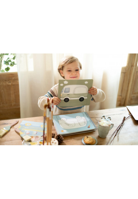 Kniha s vystrihovacími autami Jim