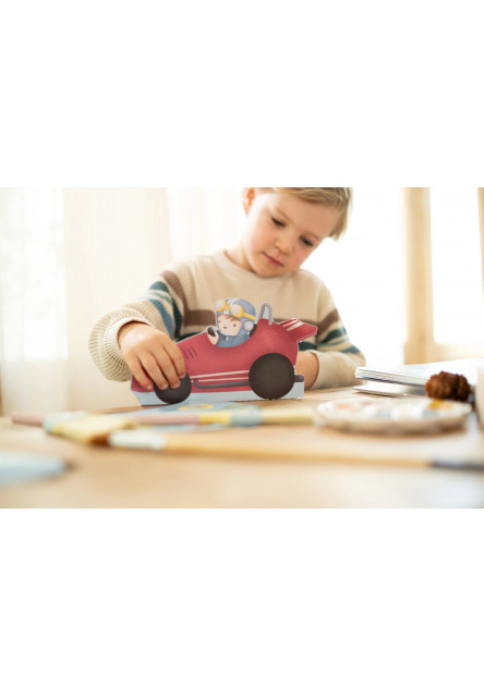 Kniha s vystrihovacími autami Jim