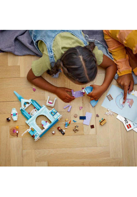 Elsa a hrad z Ľadového kráľovstva