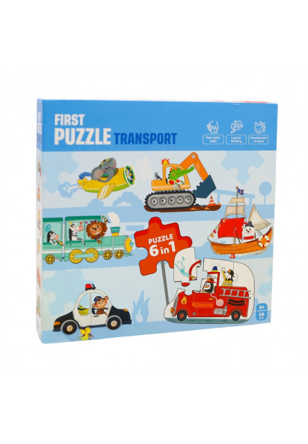 Prvé puzzle Doprava 6v1