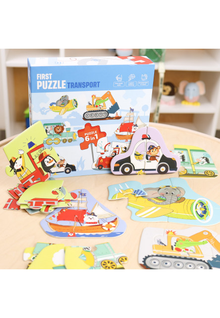 Prvé puzzle Doprava 6v1