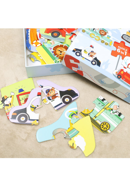 Prvé puzzle Doprava 6v1