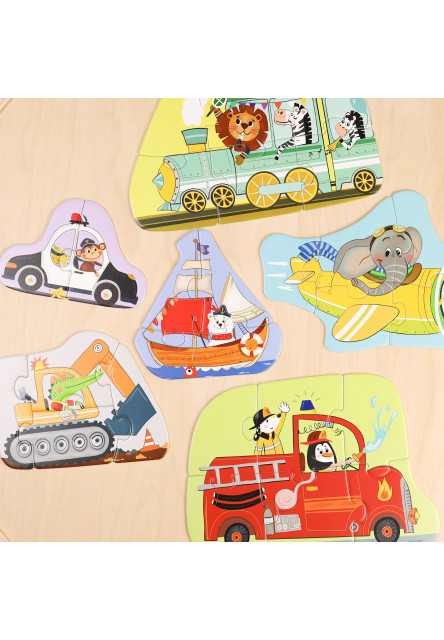 Prvé puzzle Doprava 6v1