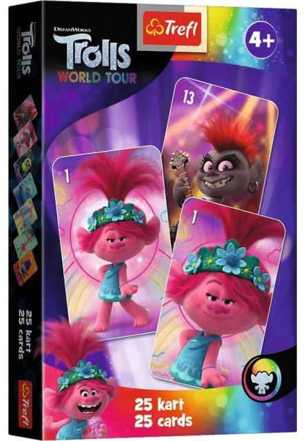 Trefl Karty Čierny Peter - Trolls