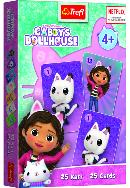 Trefl Karty Čierny Peter Gabby's Dollhouse