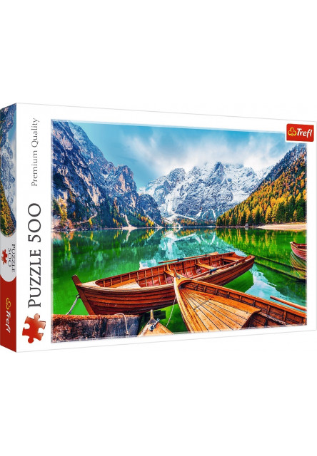 Trefl Puzzle Jazero Braies, Taliansko 500 dielikov