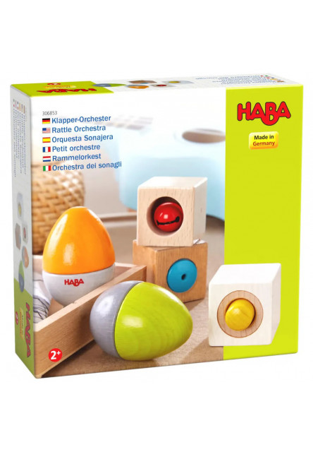 Súprava hudobných nástrojov - akustické kocky a hrkajúce vajíčka