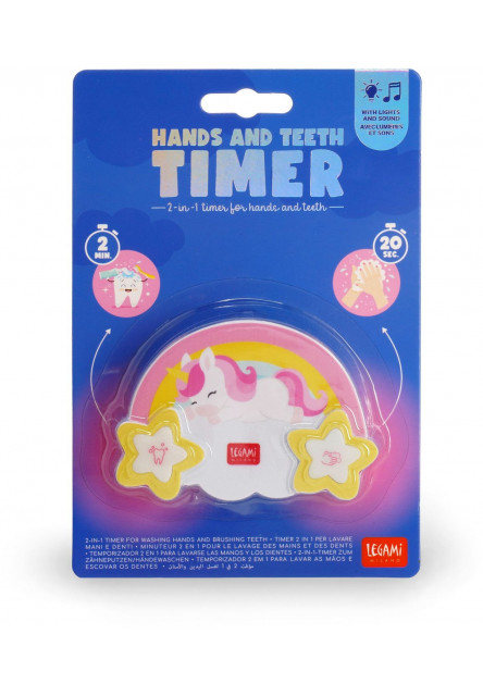 Časovač na umývanie rúk a čistenie zubov Legami - Jednorožec