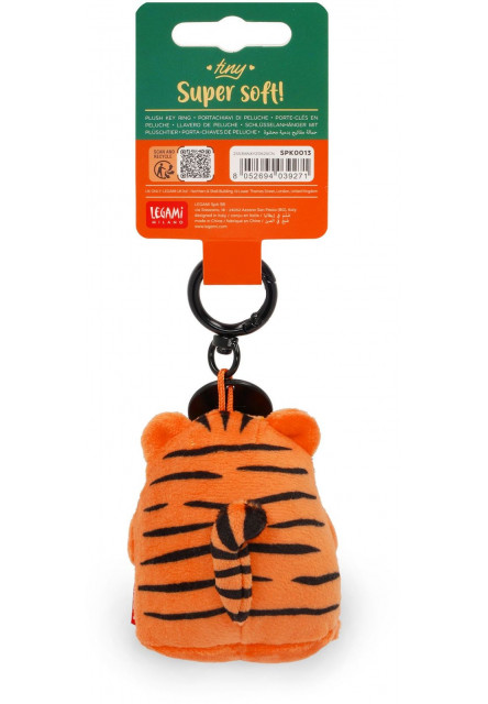Plyšový prívesok na kľúče Legami Super Soft! - Tiny Tiger