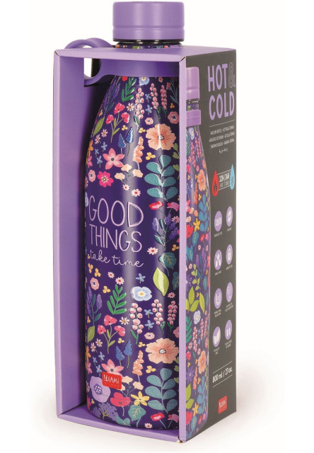 Vákuová termofľaša Legami - Horúce a studené 800 ml - Kvety