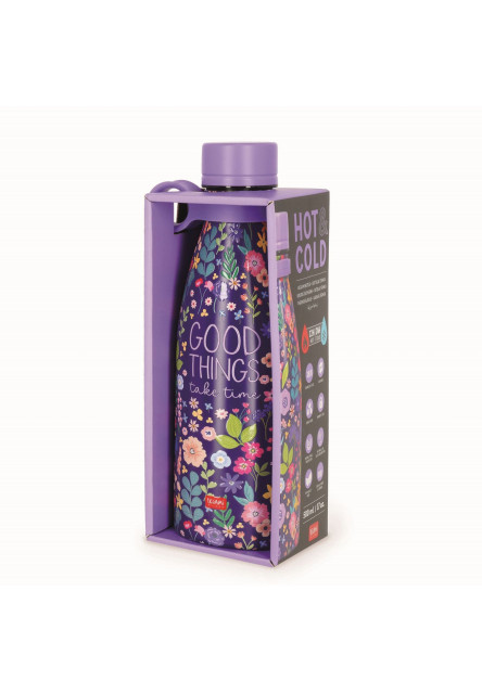 Vákuová termofľaša Legami - Horúca a studená 500 ml - Kvety