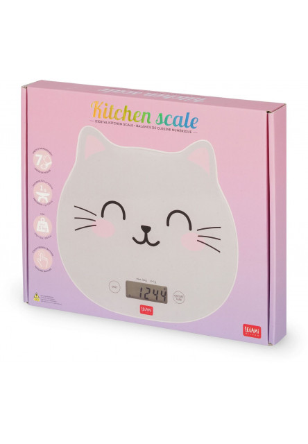 Digitálna kuchynská váha Legami - Mačička