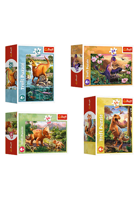 Trefl Mini puzzle 54 dielikov Dinosaurus