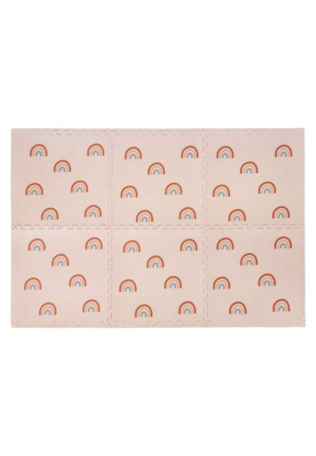 Free2Play Penová hracia podložka Puzzle 6 ks Rainbow