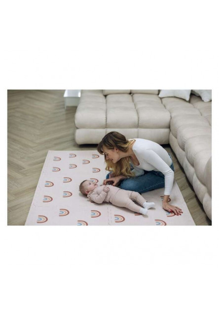 Free2Play Penová hracia podložka Puzzle 6 ks Rainbow