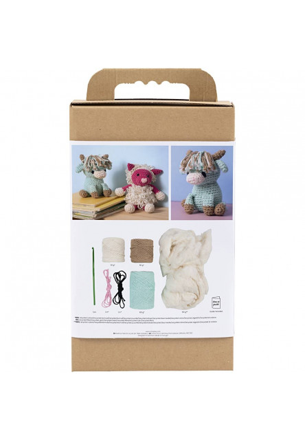 Sada na háčkovanie Amigurumi kravička