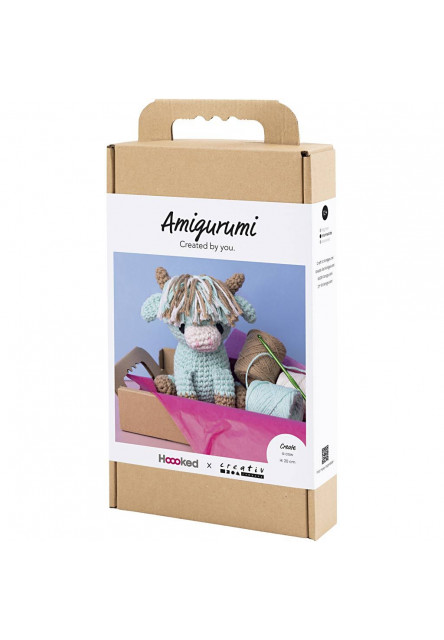 Sada na háčkovanie Amigurumi kravička
