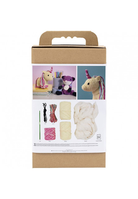 Sada na háčkovanie Amigurumi jednorožec