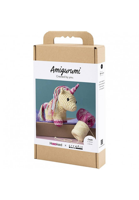 Sada na háčkovanie Amigurumi jednorožec