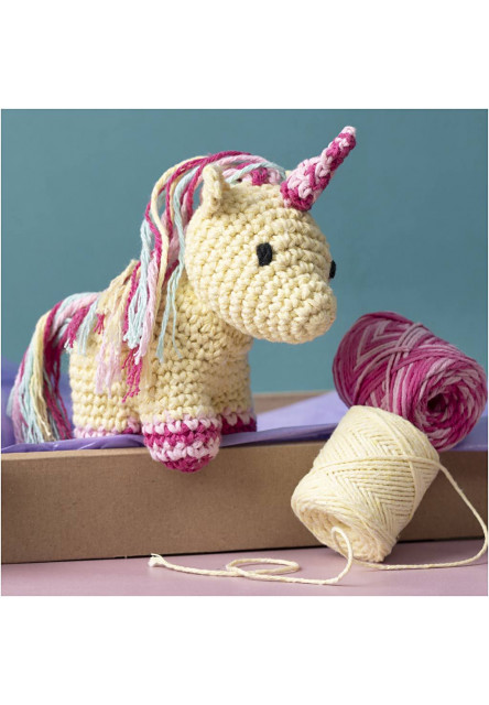 Sada na háčkovanie Amigurumi jednorožec
