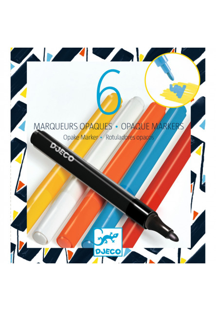 ENG: 6 opaque markers - Street Art