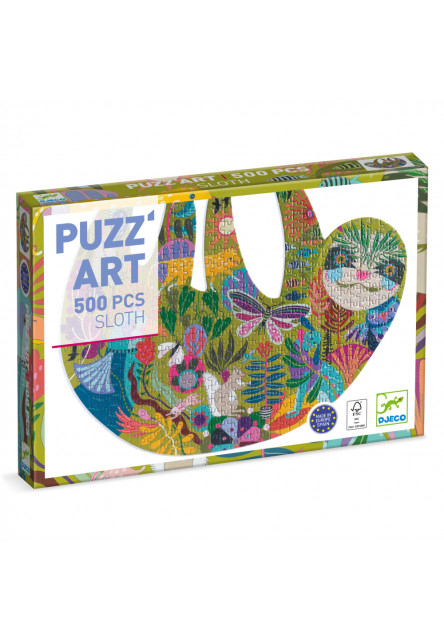 Umelecké puzzle: Leňochod (500 dielikov)