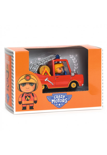 Crazy Motors autíčka: Malé hasičské auto (Little fire truck)