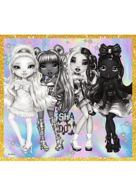 Trefl Puzzle 10v1 - Kolekcia módnych bábik / MGA Rainbow high