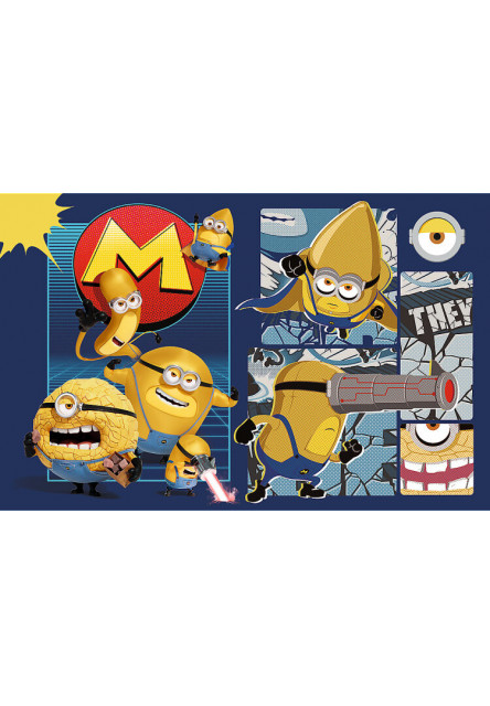 Trefl Minipuzzle 54 dielikov - Mimoni sú zábavní!