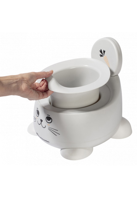 Nočník Comfort zajačik Grey