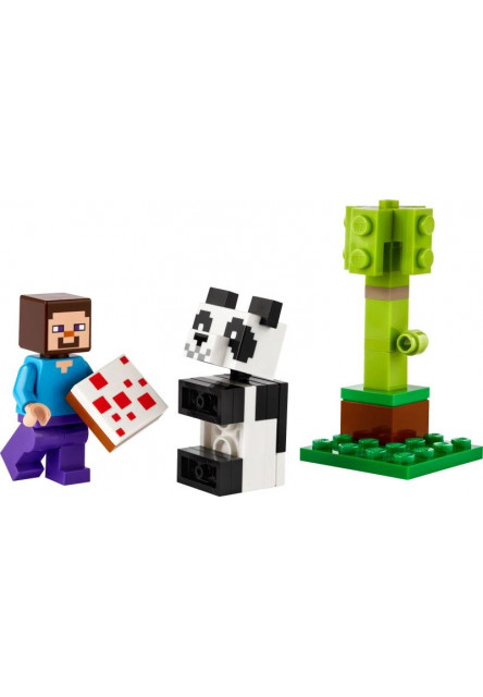 LEGO® Minecraft Steve s mládětem pandy