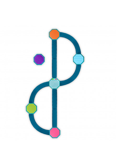 Prekážková dráha so stupienkami hudobná Balance & Groove