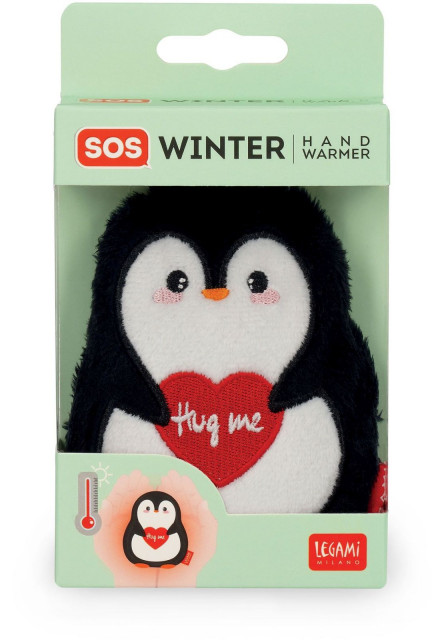Hrejivý vankúšik Legami Hand Warmer - Sos Winter - Penguin
