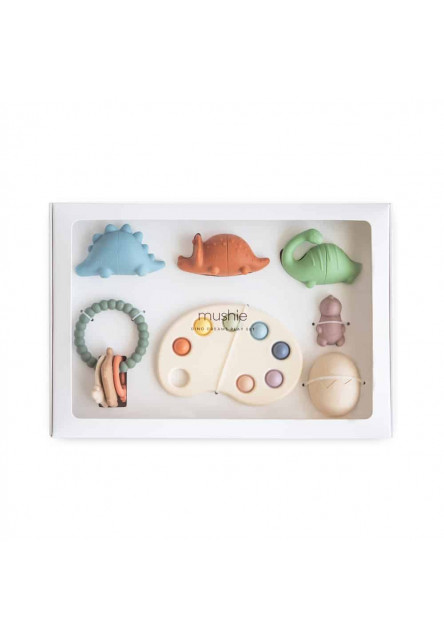 Darčekový set hračiek mushie - dino dreams